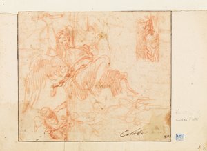 Flying Angel and Other Figures